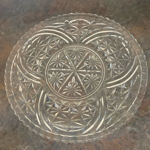 13 inch Glass Serving Plate